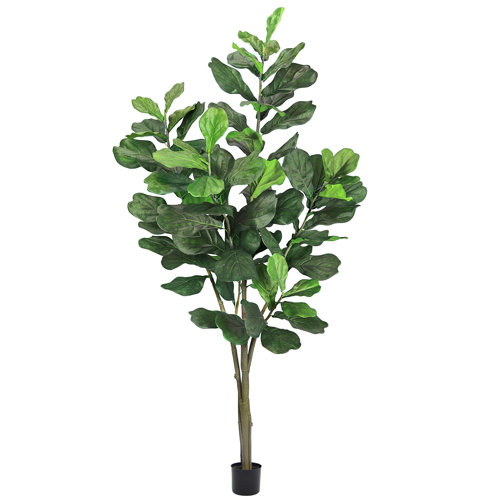 Faux Fiddle Leaf Fig Plant in Pot & Reviews Joss & Main